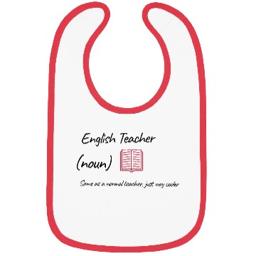 Discover English Teacher Same As Normal Teacher Cooler Bibs