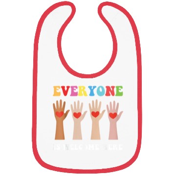 Discover Everyone Is Welcome Here Idaho Teacher Bibs