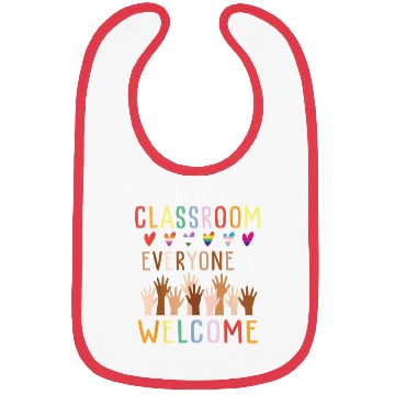 Discover Everyone Is Welcome Here Idaho Teacher Bibs