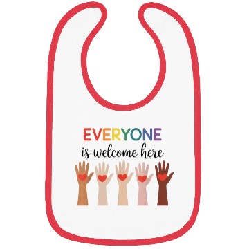 Discover Everyone Is Welcome Here Idaho Teacher Bibs