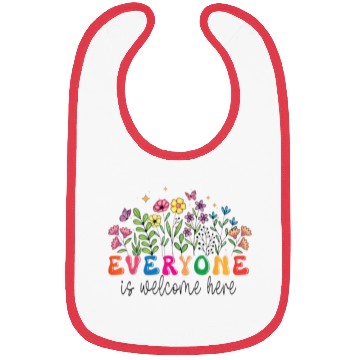 Discover Everyone Is Welcome Here Idaho Teacher Bibs