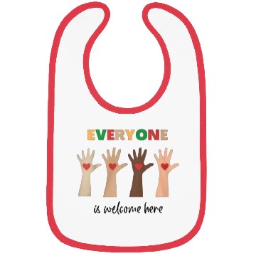Discover Everyone Is Welcome Here Idaho Teacher Bibs