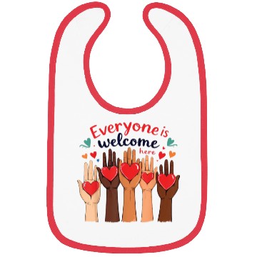 Discover Everyone Is Welcome Here Idaho Teacher Bibs