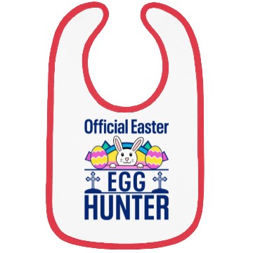 Discover Official Easter Egg Hunter Bunny Funny lover Bibs