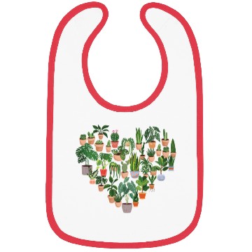 Discover Plant Lover Gardening Heart Bibs
