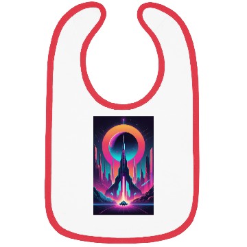 Discover Neon Horizon: The Future of Space Exploration Bibs