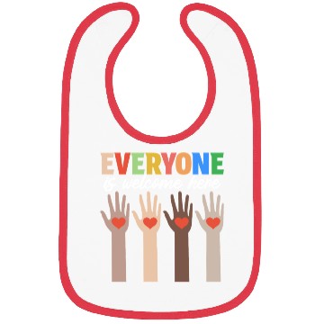 Discover Everyone Is Welcome Here Idaho Teacher Bibs