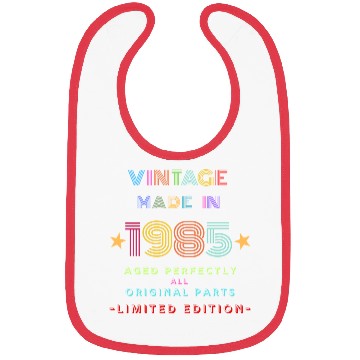 Discover Vintage Made In 1985 Bibs