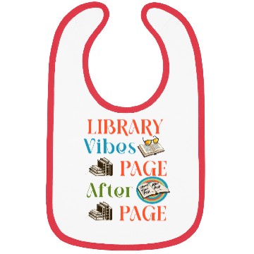 Discover Page After Page Embrace the Library Vibes Bibs