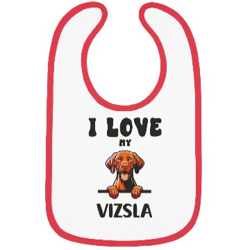 Discover I Love My Vizsla Bibs