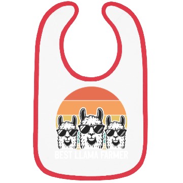 Discover Funny Alpaca Farmer - Best Llama Farmer Bibs
