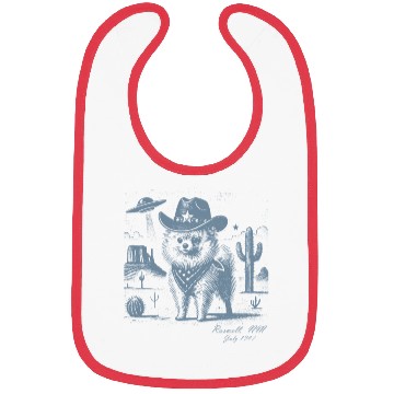 Discover Roswell Cowboy Pomeranian – Alien Encounter Bibs