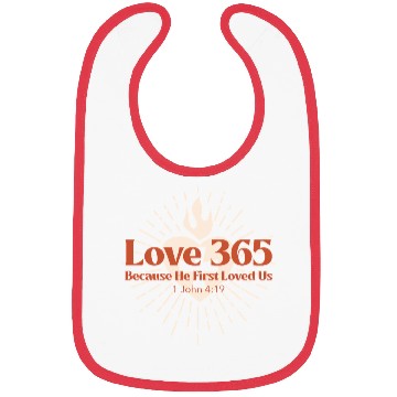 Discover Love 365 Because He First Loved Us 365 Bible Bibs