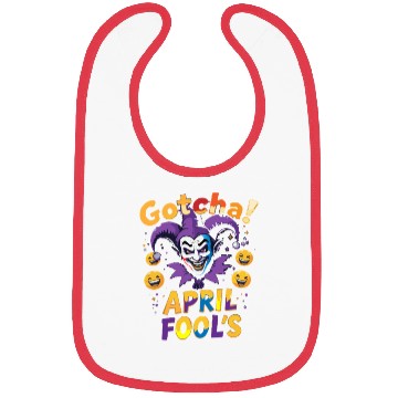 Discover "Gotcha! April Fool’s – Funny Jester & Prank Bibs