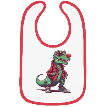 Discover Cool T-Rex – Retro Street Style Bibs