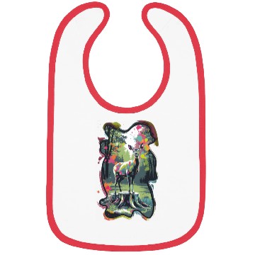 Discover Deer in the forest 8 Bibs