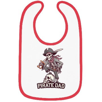 Discover Pirate dad Bibs