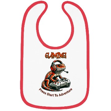 Discover Gaming Press Start To Adventure Bibs