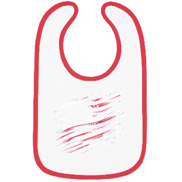 Discover Patriotic Red Blue Us Flag Fighter Jets Bibs