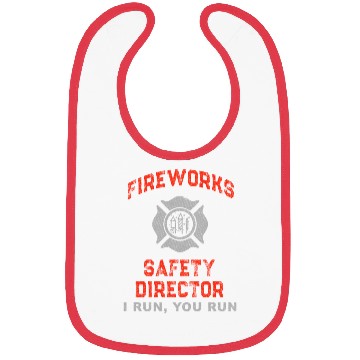 Discover Fireworks Safety Director I Run You Run Bibs