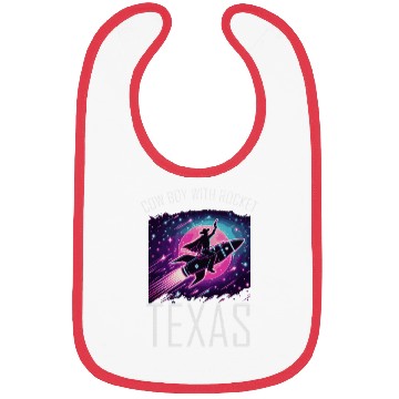 Discover Cowboy with Rocket – Texas Space Adventure Bibs