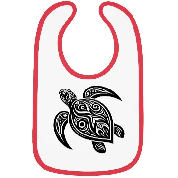 Discover Turtle Magic Mystical Tribal Turtle Bibs