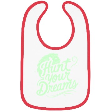 Discover Motivational Typography with Lion Illustration Bibs