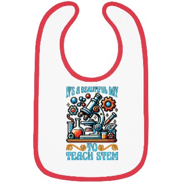 Discover STEM Teacher It's A Beautiful Day Computer Science Bibs