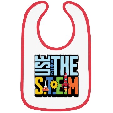 Discover STEM Teacher Use The STEM Loves Computer Science Bibs