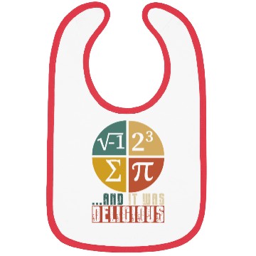 Discover I Ate Some Pie and It Was Delicious Funny PI Day Bibs