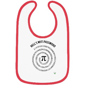 Discover Hells Password White Bibs