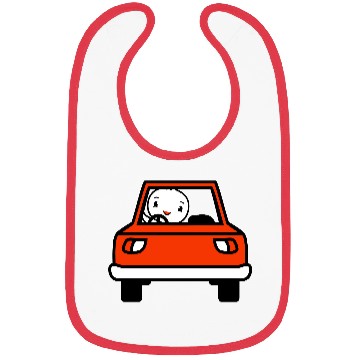 Discover Bird Car Driving Driver's License Mobile Road Cool Bibs