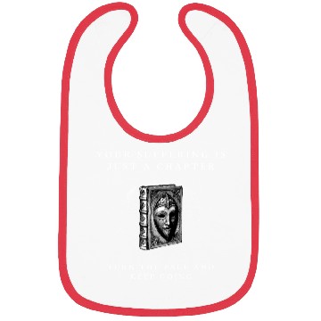 Discover Turn The Page And Keep Going Bibs