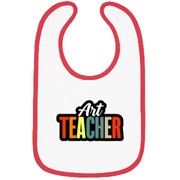 Discover Art Teacher | Colorful Artistic Design Bibs