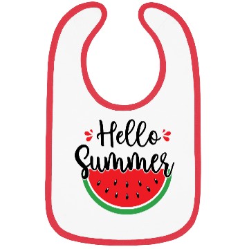 Discover Hello Summer Watermelon Sweet Summer Bibs