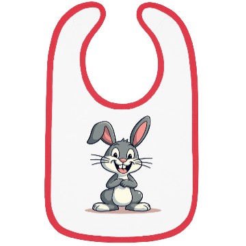 Discover Funny Easter Bunny Cute Bunny Easter Bibs