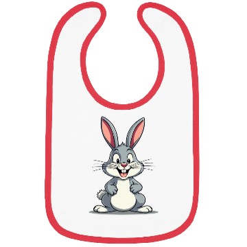 Discover Funny Easter Bunny Cute Bunny Easter Bibs