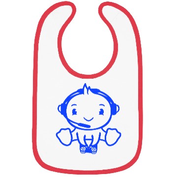 Discover Bird Plays Gamer Nerd Console Headset Controller Bibs