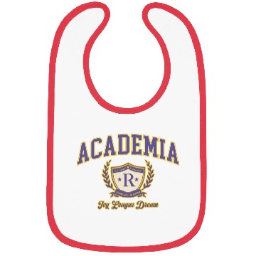 Discover Academia Aesthetic College Logo - Vintage Universi Bibs