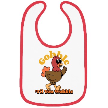 Discover Dancing Turkey | Gobble 'Til you Wobble | Bibs