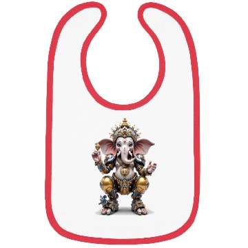 Discover Ganesha, Hindu God Bibs
