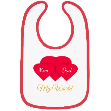 Discover My World: Mom & Dad Emotional Design Bibs