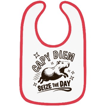 Discover Capy Diem Seize the Day for Capybara enthusiasts Bibs
