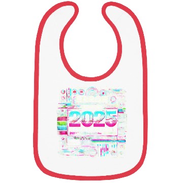 Discover Futuristic Glitch Aesthetic Cyberpunk Design Bibs