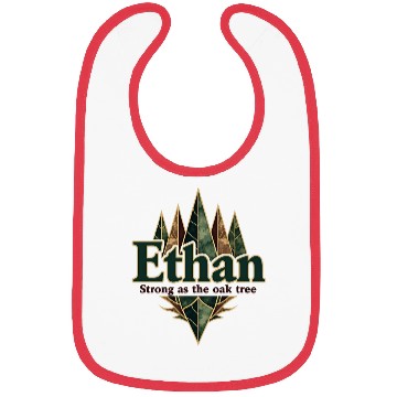 Discover Ethan, strong as the oak tree. Bibs