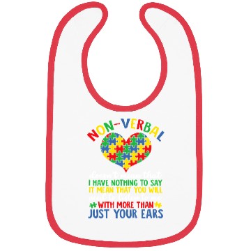 Discover Support Autistic Adults Kids Bibs