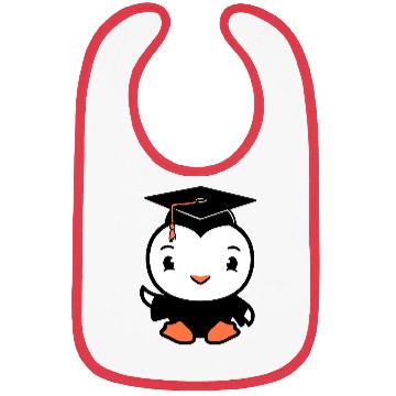 Discover Bird School College Graduation Hat Education Cute Bibs