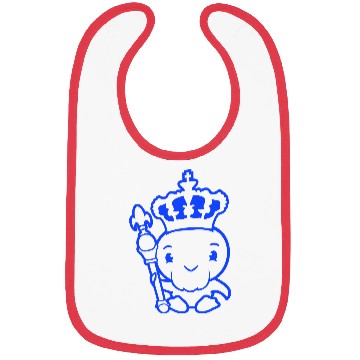 Discover Bird King Crown Ruler Beard Old Kingdom Duck Cute Bibs