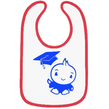 Discover Bird School College Graduation Hat Education Cute Bibs
