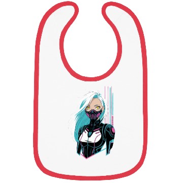 Discover Cyberpunk Girl Bibs